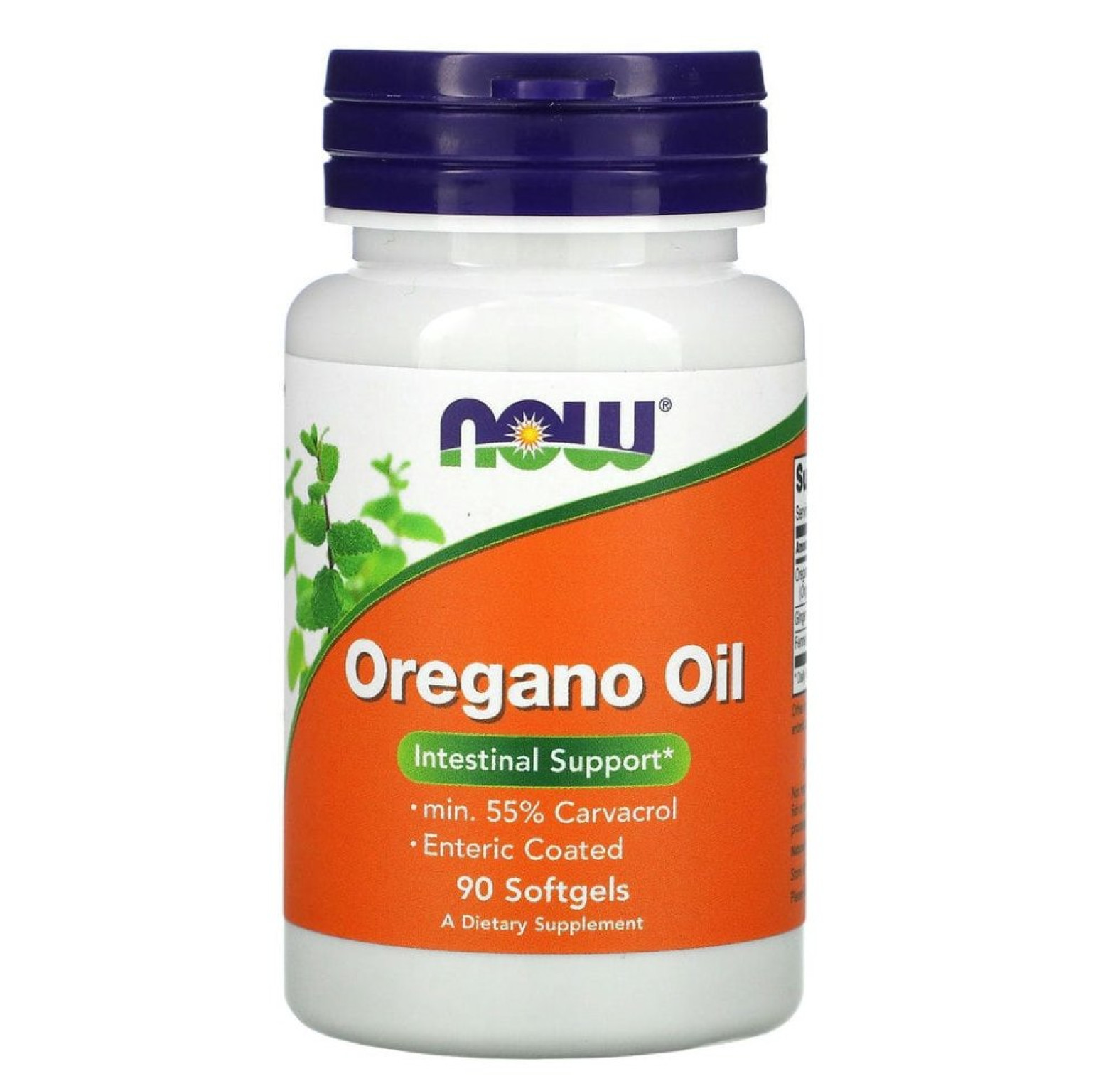 NOW Foods, масло орегано, 90 капсул