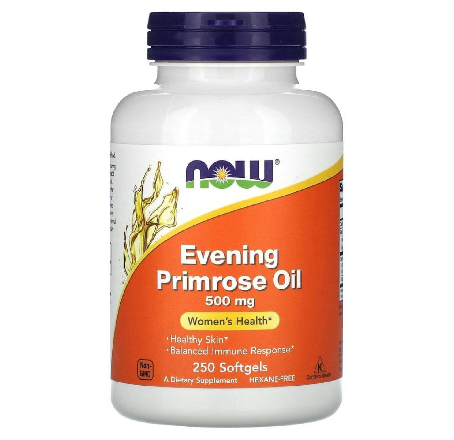 NOW Foods, масло примулы вечерней, 500 мг, 250 капсул
