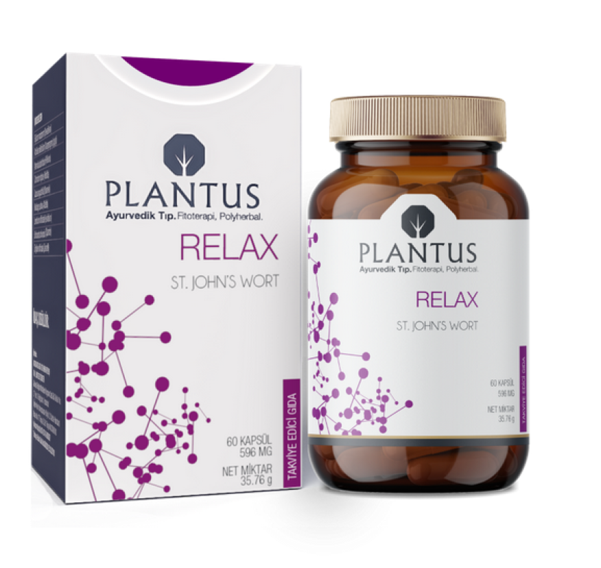 Plantus, Relax, Успокоительное средство и антистресс, 60 капсул