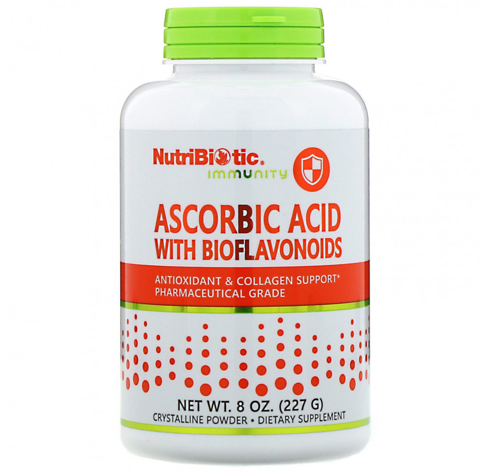 NutriBiotic, Immunity, аскорбиновая кислота с биофлавоноидами, кристаллический порошок, 227 г (8 унций)