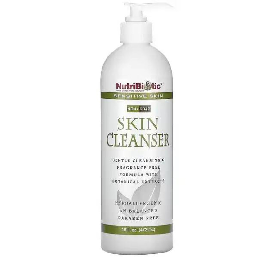 NutriBiotic, очищающее средство для кожи, без мыла, без отдушки, 473 мл (16 жидк. унций)