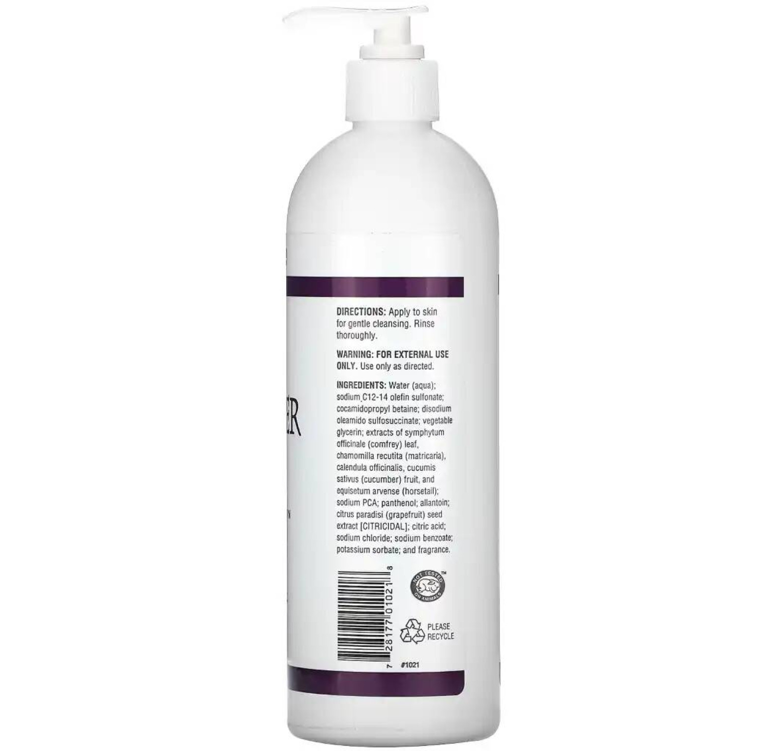 NutriBiotic, средство для умывания, без мыла, с ароматом свежих фруктов, 473 мл (16 жидк. унций)