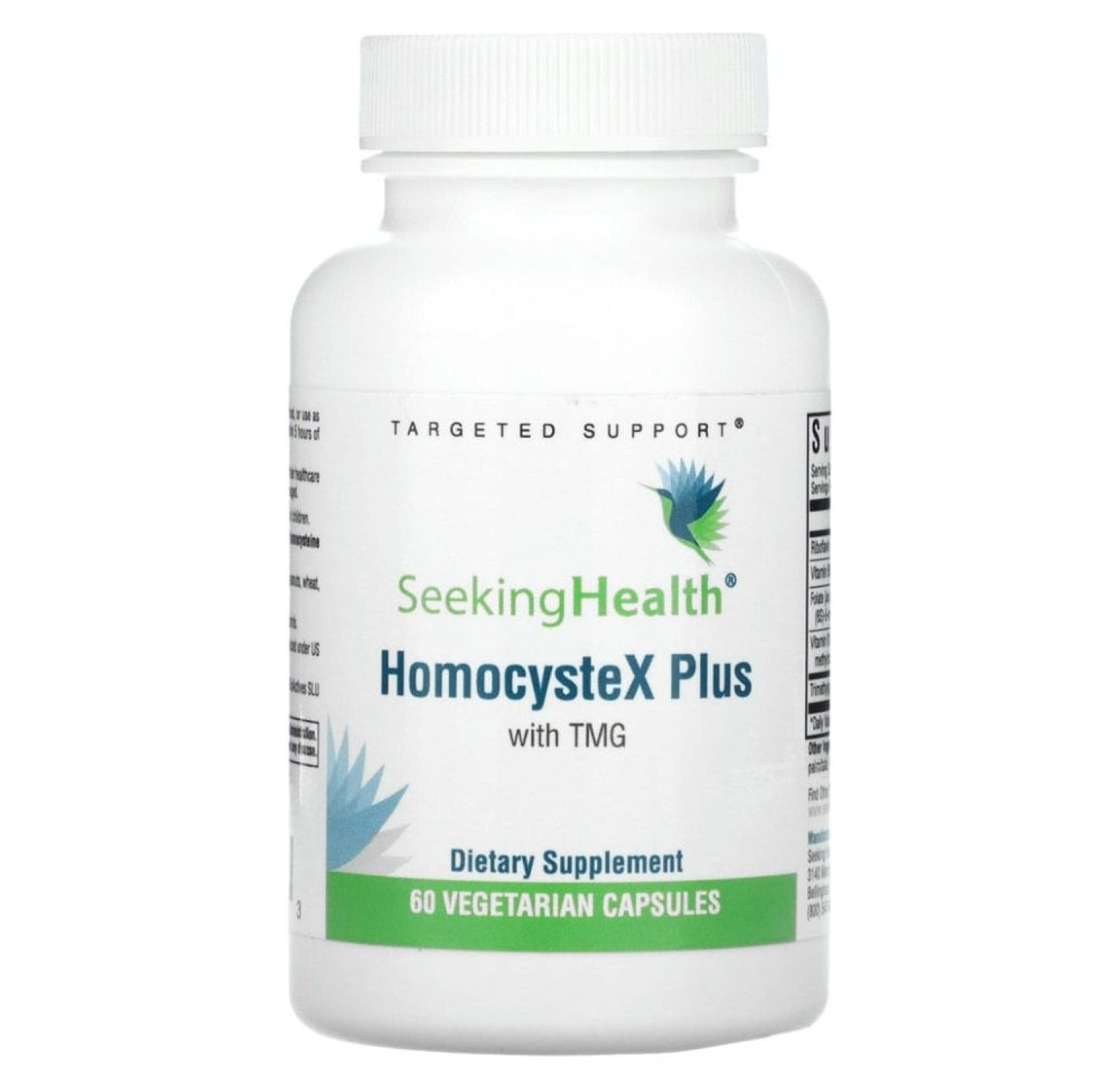 Seeking Health, HomocysteX Plus, 60 вегетарианских капсул
