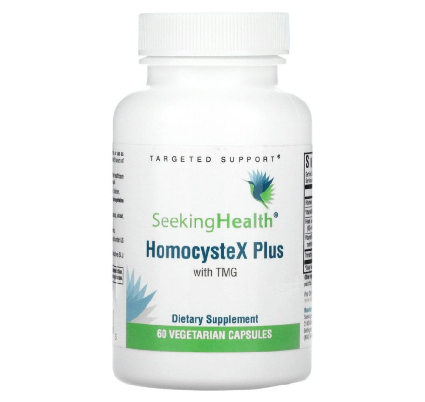 Seeking Health, HomocysteX Plus, 60 вегетарианских капсул