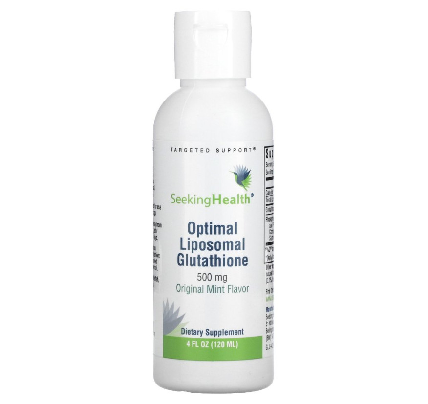 Seeking Health, Optimal Liposomal Glutathione, Original Mint, 500 mg, 4 fl oz (120 ml)