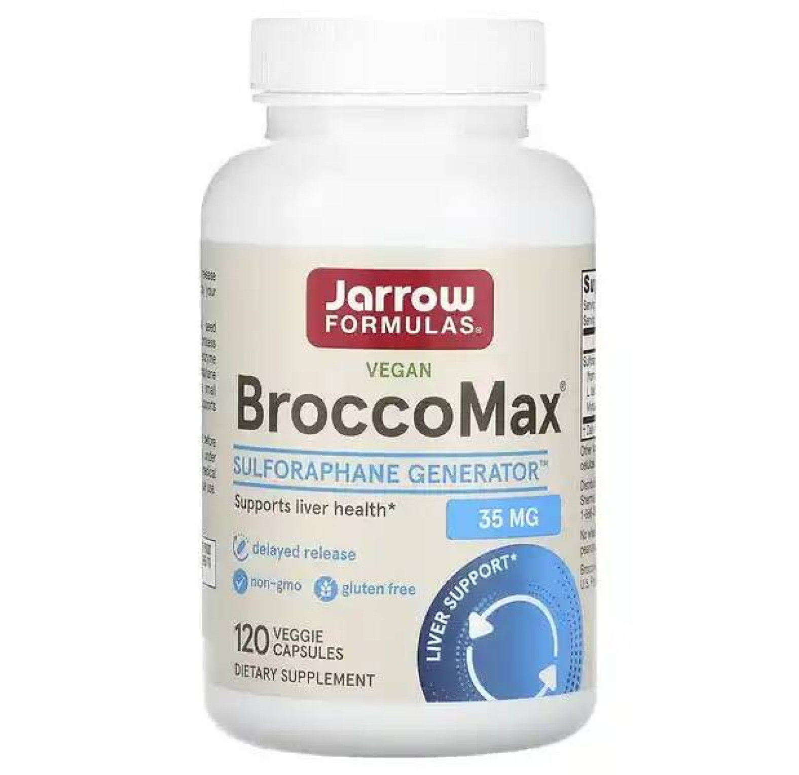 Jarrow Formulas, BroccoMax, 120 растительных капсул с отсроченным высвобождением