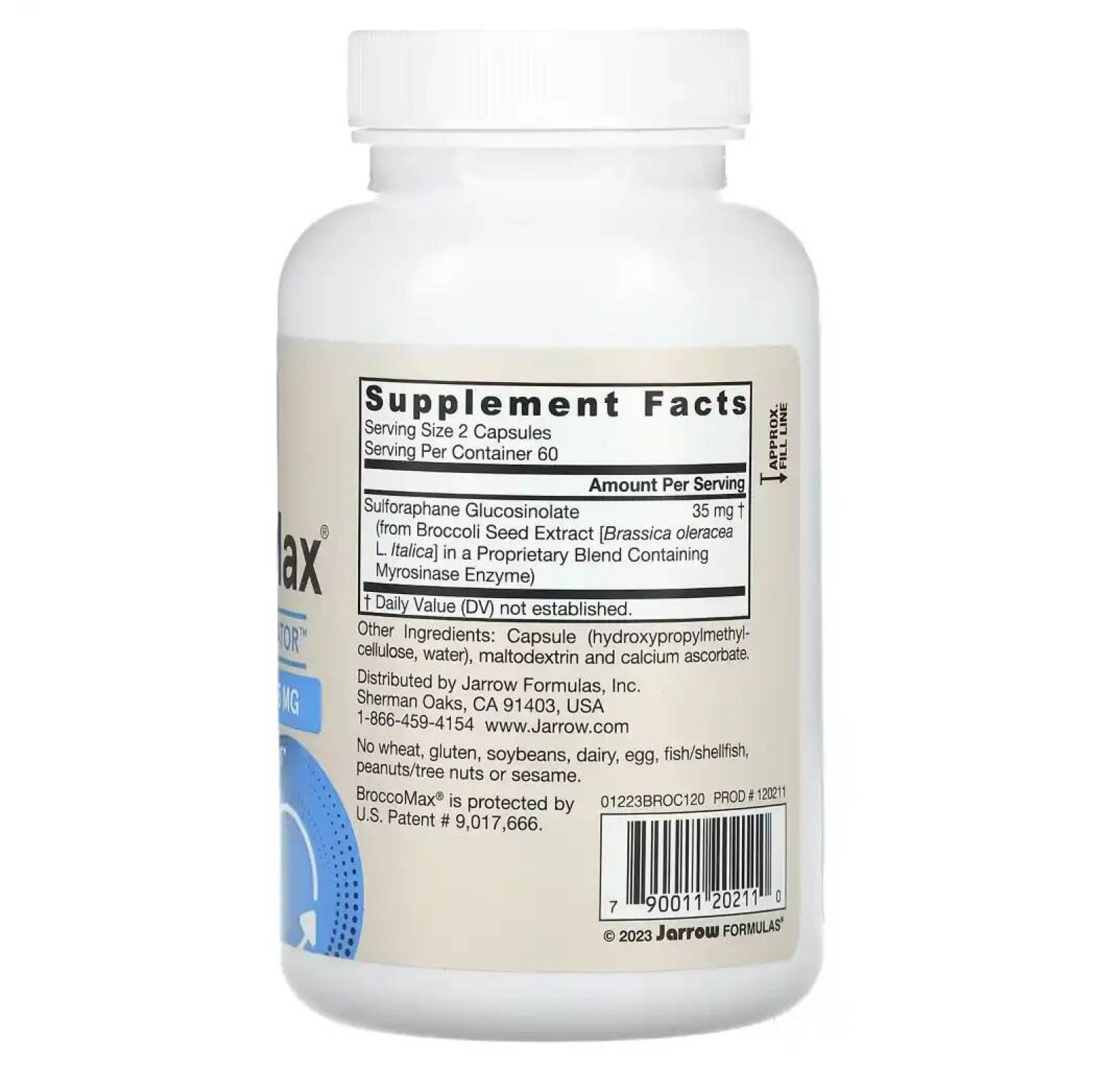 Jarrow Formulas, BroccoMax, 120 растительных капсул с отсроченным высвобождением