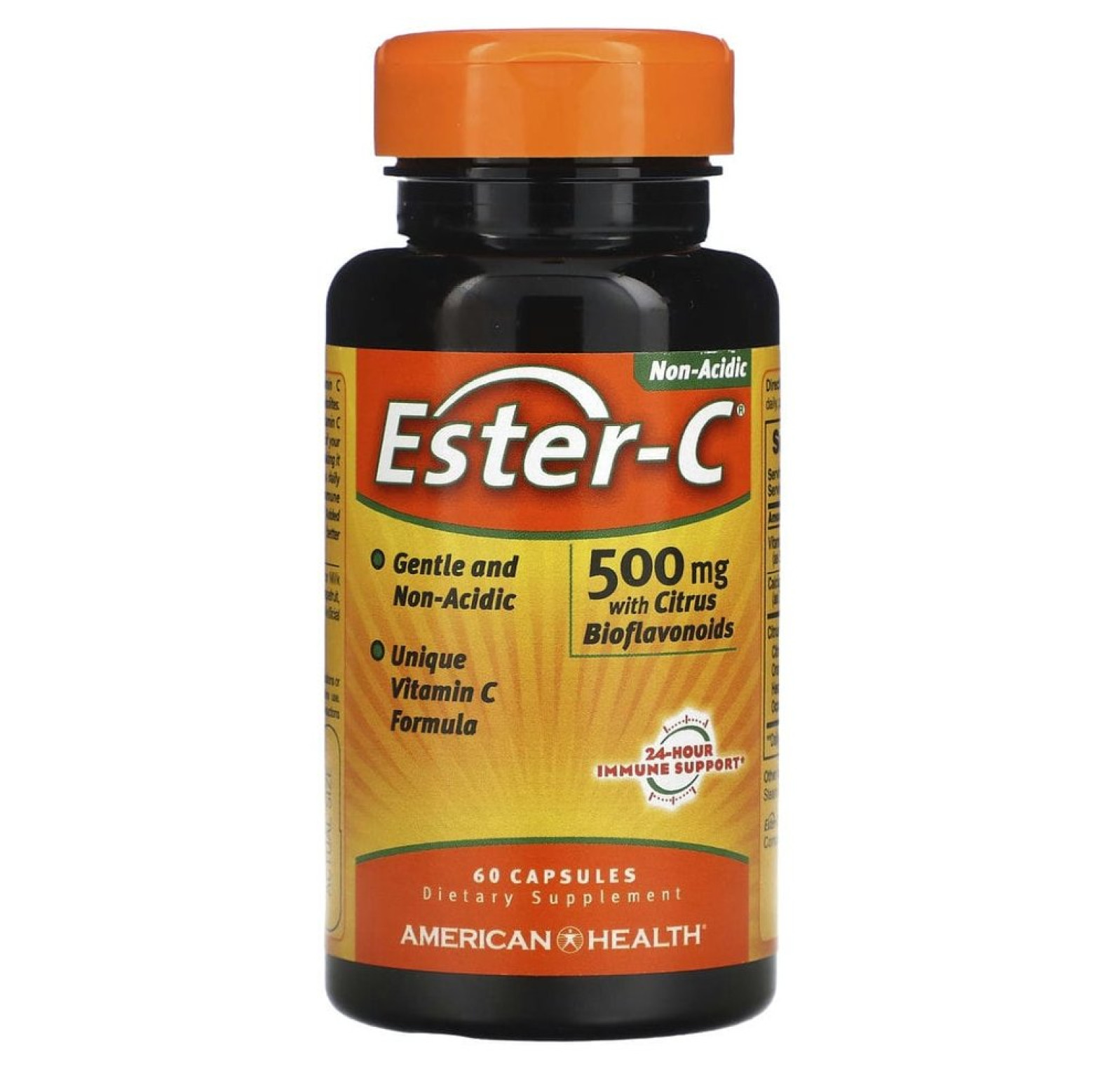 American Health, Ester-C с цитрусовыми биофлавоноидами, 500 мг, 60 капсул
