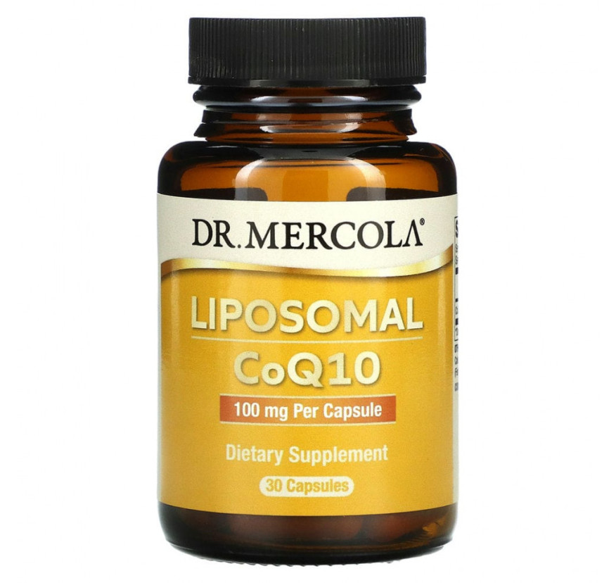 Dr. Mercola, липосомальный коэнзим Q10, 100 мг, 30 капсул