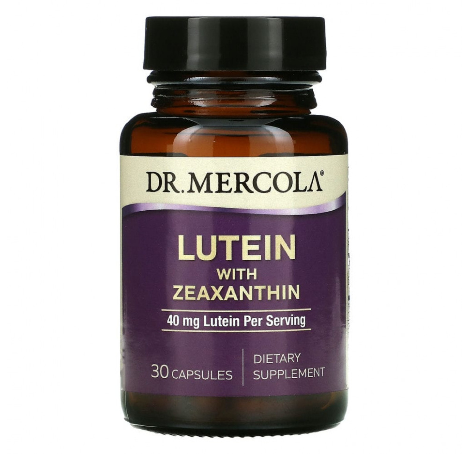 Dr. Mercola, Лютеин с зеаксантином, 40 мг, 30 капсул