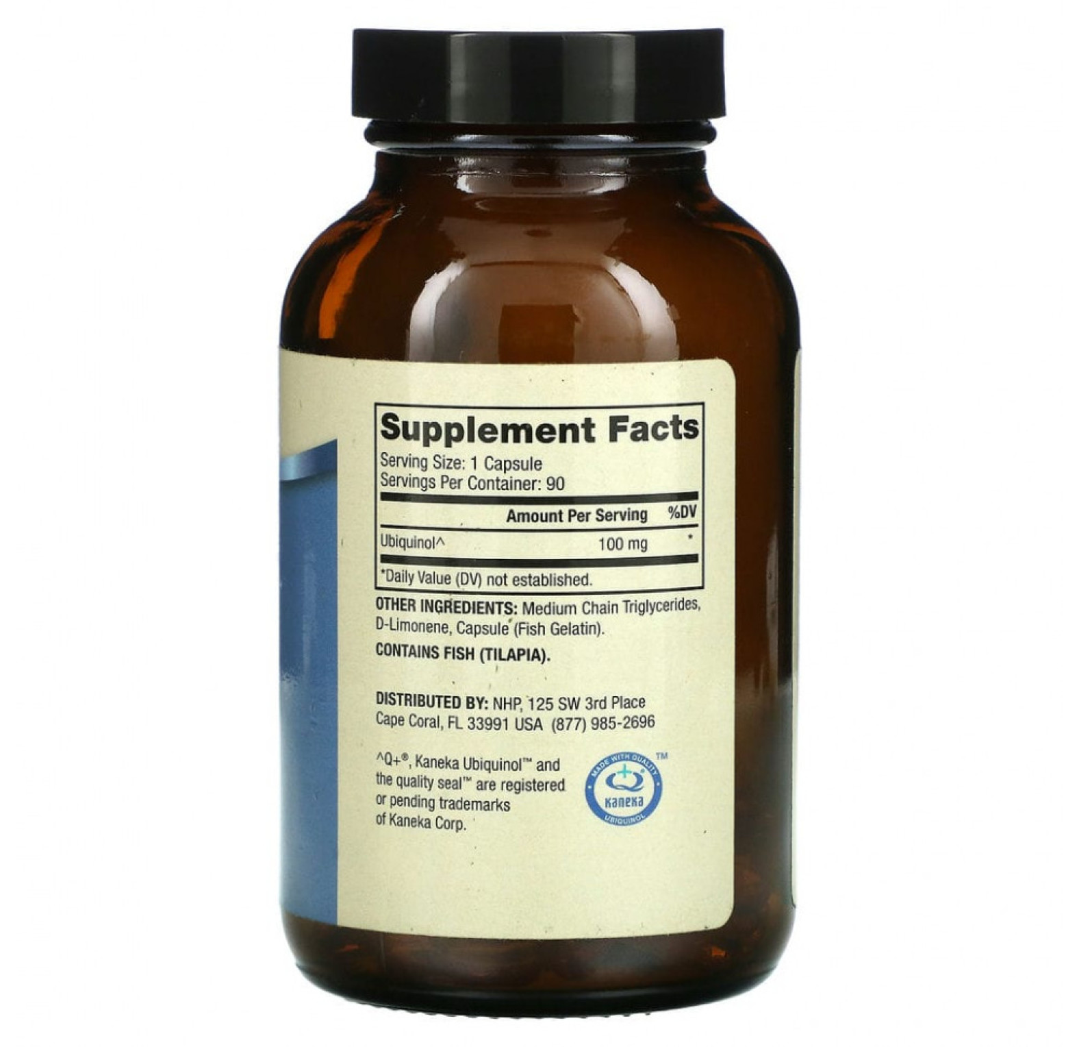 Dr. Mercola, Убихинол, 100 мг, 90 капсул