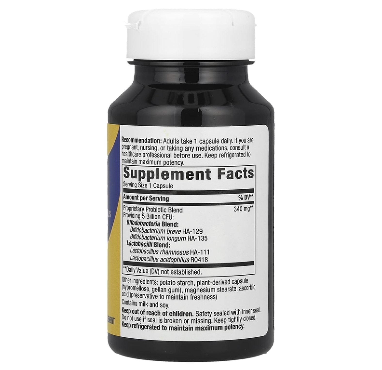 Nature's Way, Primadophilus Bifidus для взрослых, 5 млрд КОЕ, 90 вегетарианских капсул