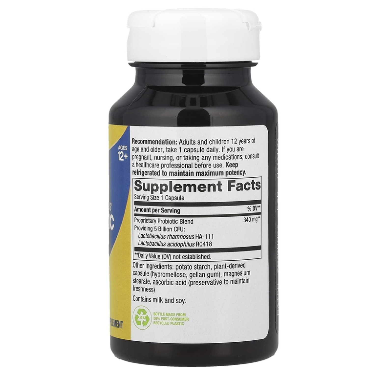 Nature's Way, Primadophilus, оригинальный, для детей от 12 лет, 5 млрд КОЕ, 90 вегетарианских капсул