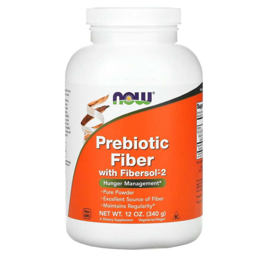 NOW Foods, пребиотическая клетчатка с Fibersol-2, 12 г