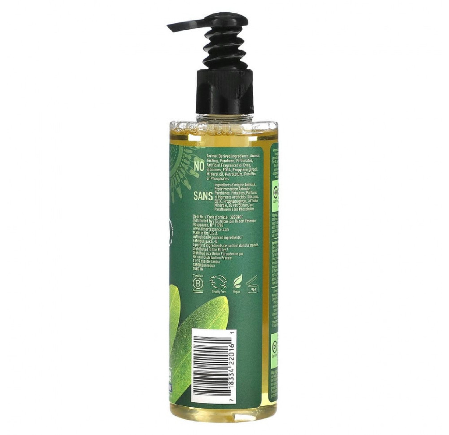 Desert Essence, средство для умывания, глубокое очищение, оригинальное, 250 мл (8,5 жидк. унции)