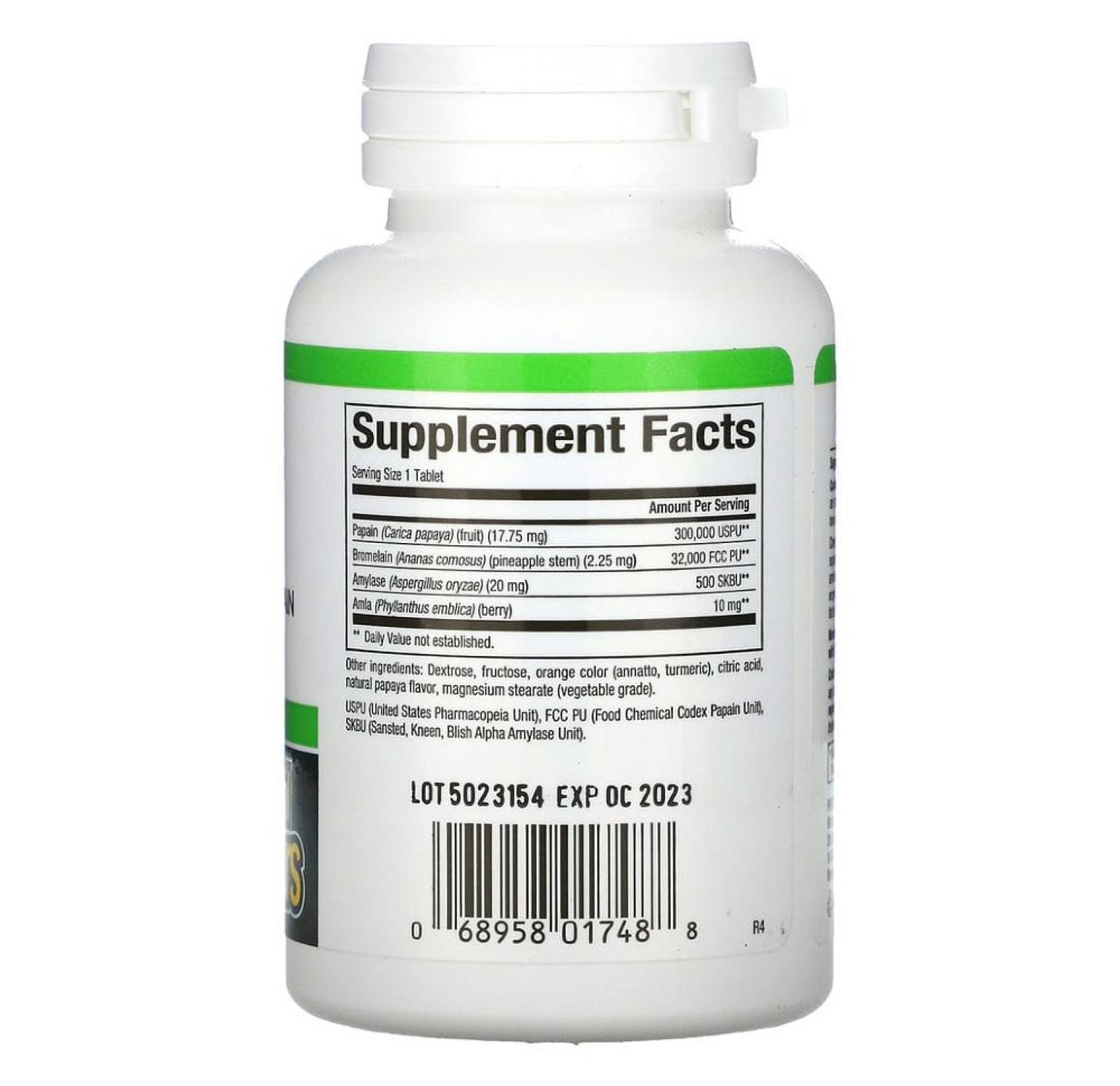 Natural Factors, ферменты папайи с амилазой и бромелаином, 60 жевательных таблеток