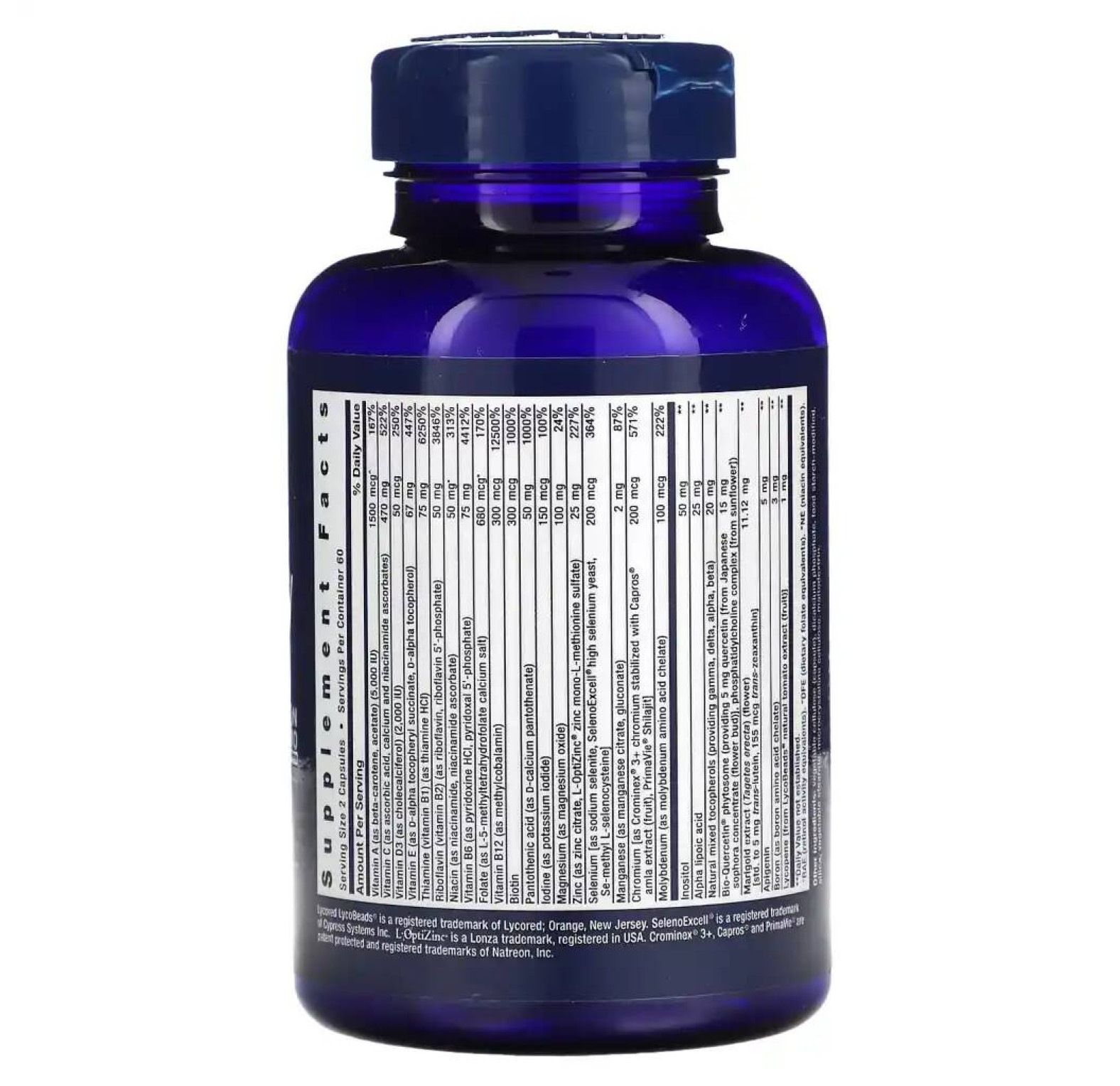 Life Extension, мультивитамины для приема два раза в день, 120 капсул