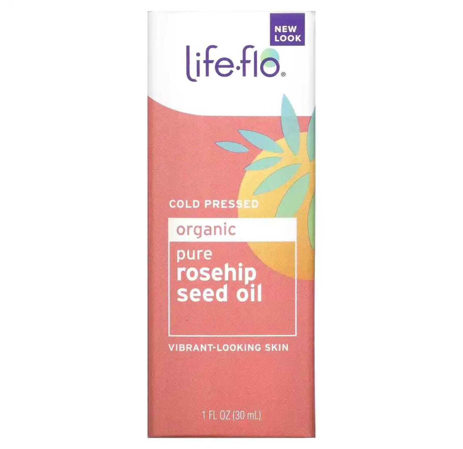 Life-flo, органическое чистое масло из семян шиповника, 30 м (1 жидк. унция)