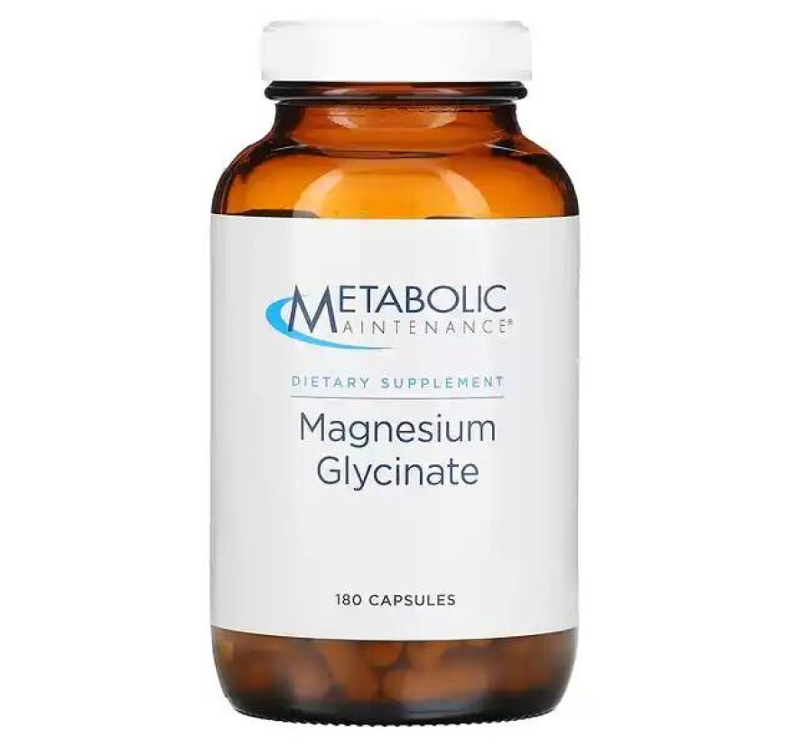 Metabolic Maintenance, глицинат магния, 180 капсул