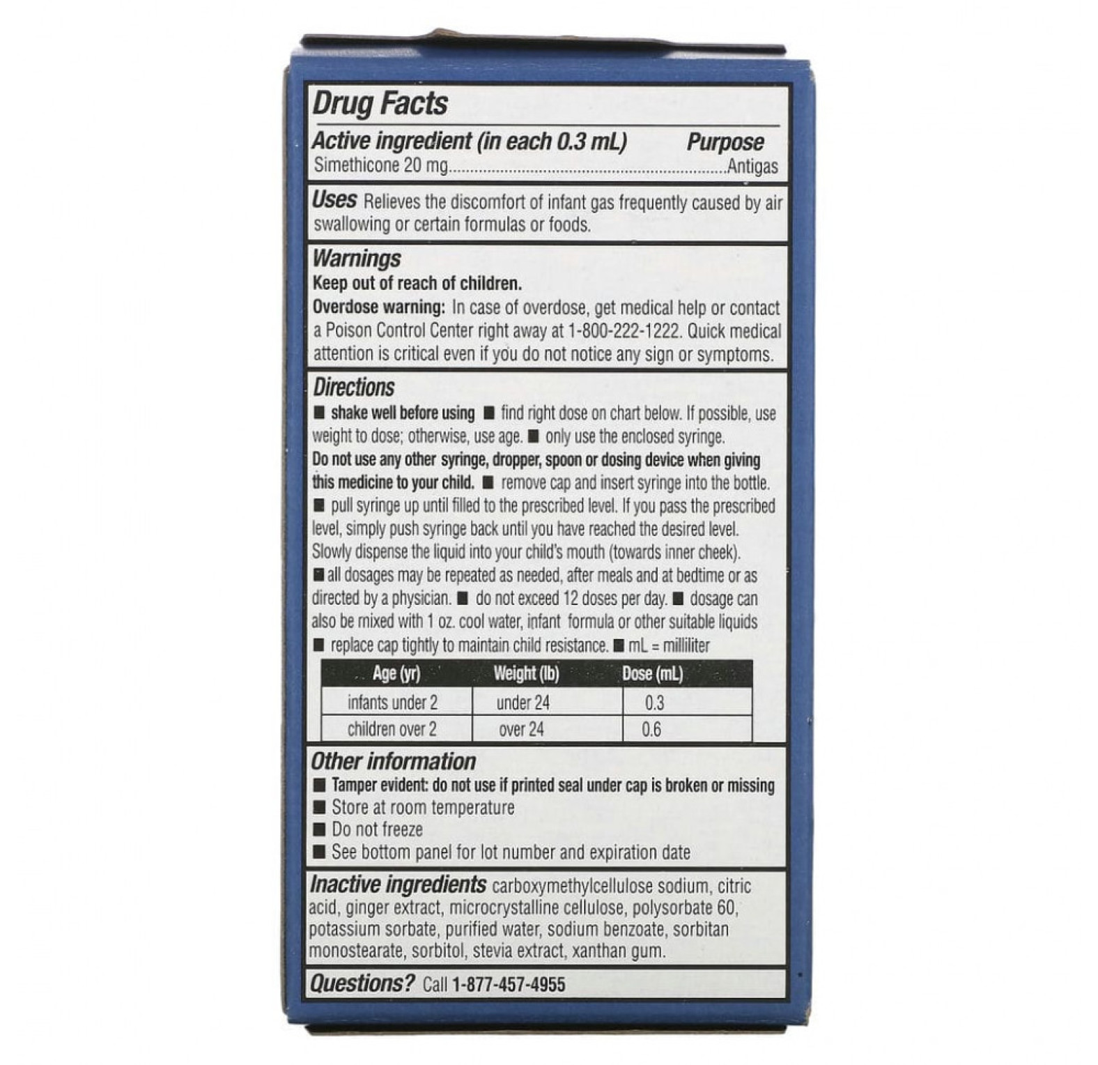 Mommy's Bliss, средство от дискомфорта при газообразовании, симетиконовые капли, от рождения, 30 мл (1 жидк. унция)