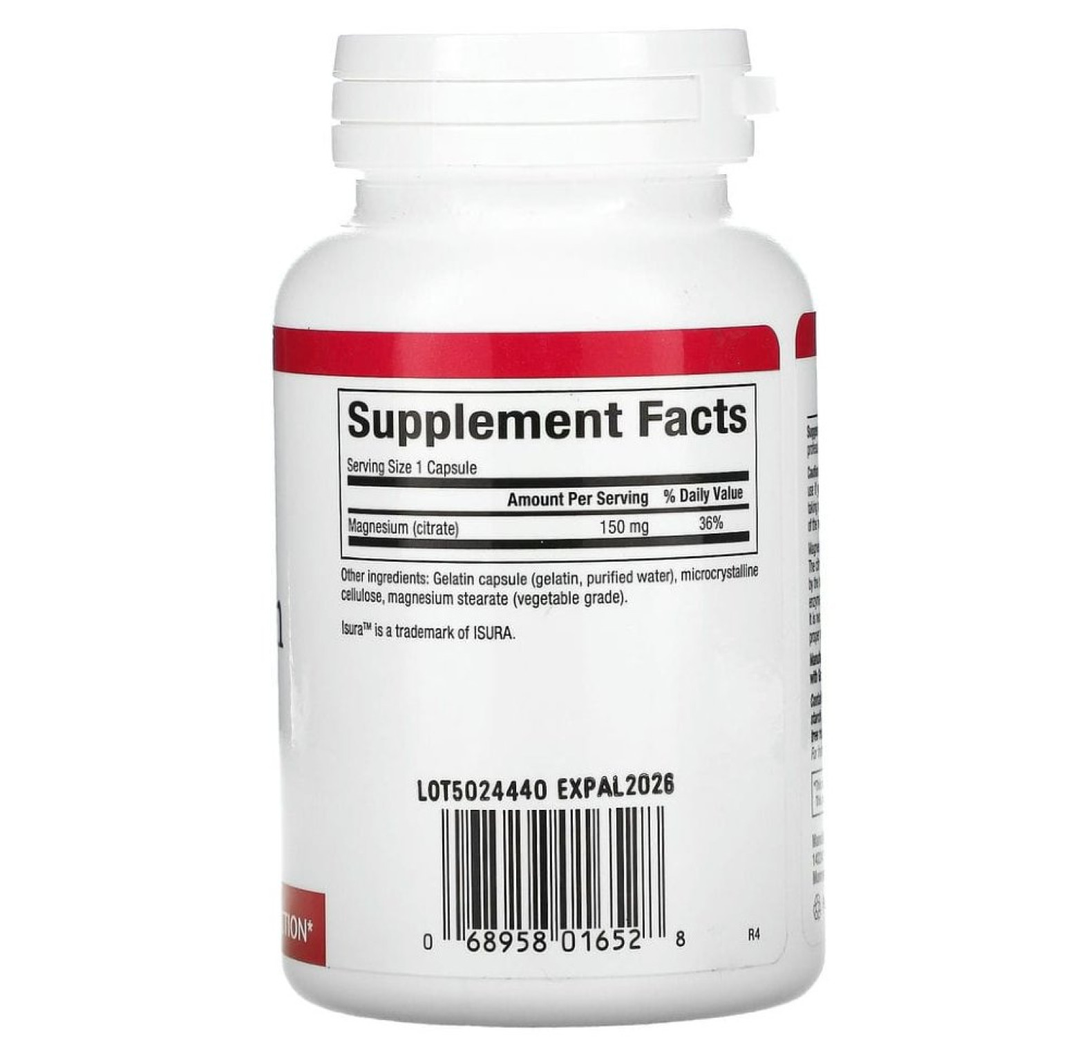 Natural Factors, цитрат магния, 150 мг, 90 капсул