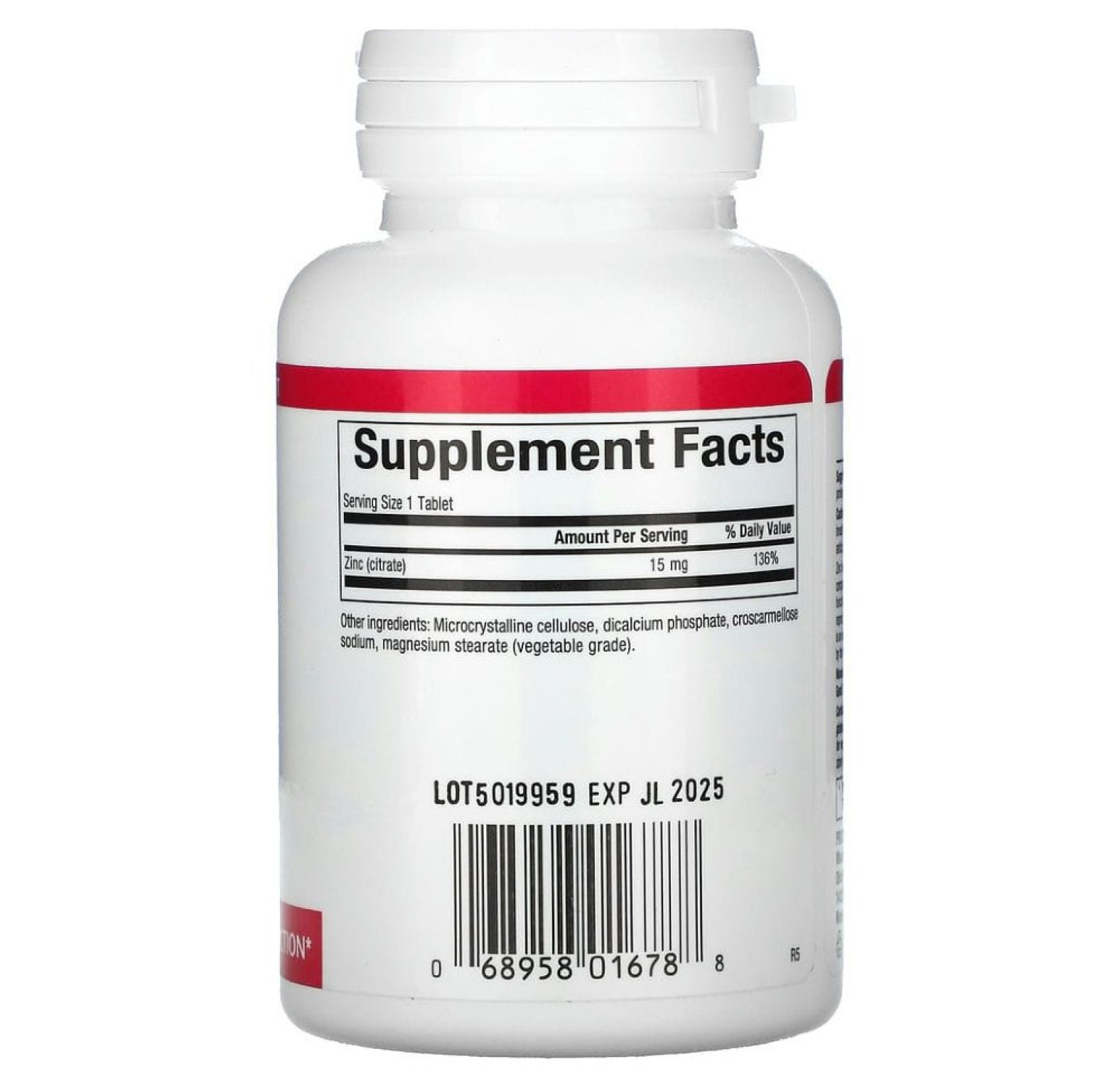 Natural Factors, цитрат цинка, 15 мг, 90 таблеток