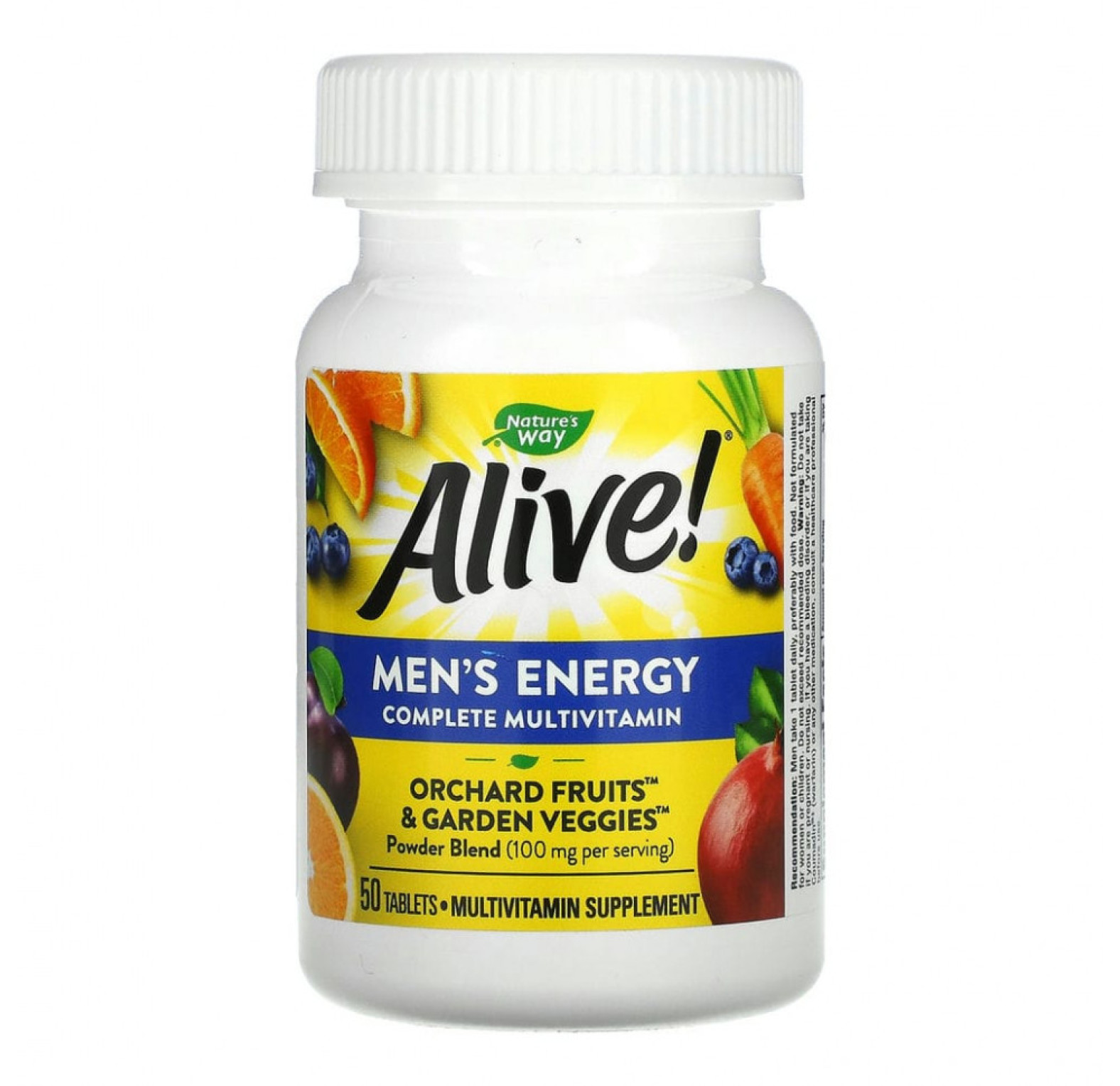 Nature's Way, Alive !, мультивитаминный комплекс для мужчин, 50 таблеток