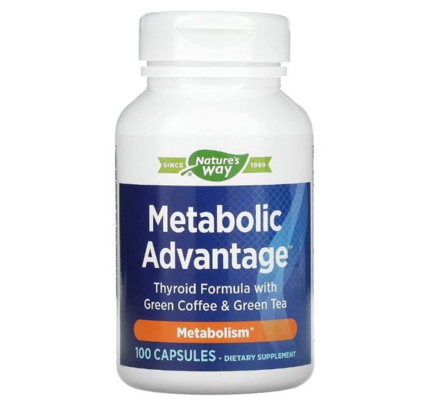 Nature's Way, Metabolic Advantage, метаболизм, 100 капсул