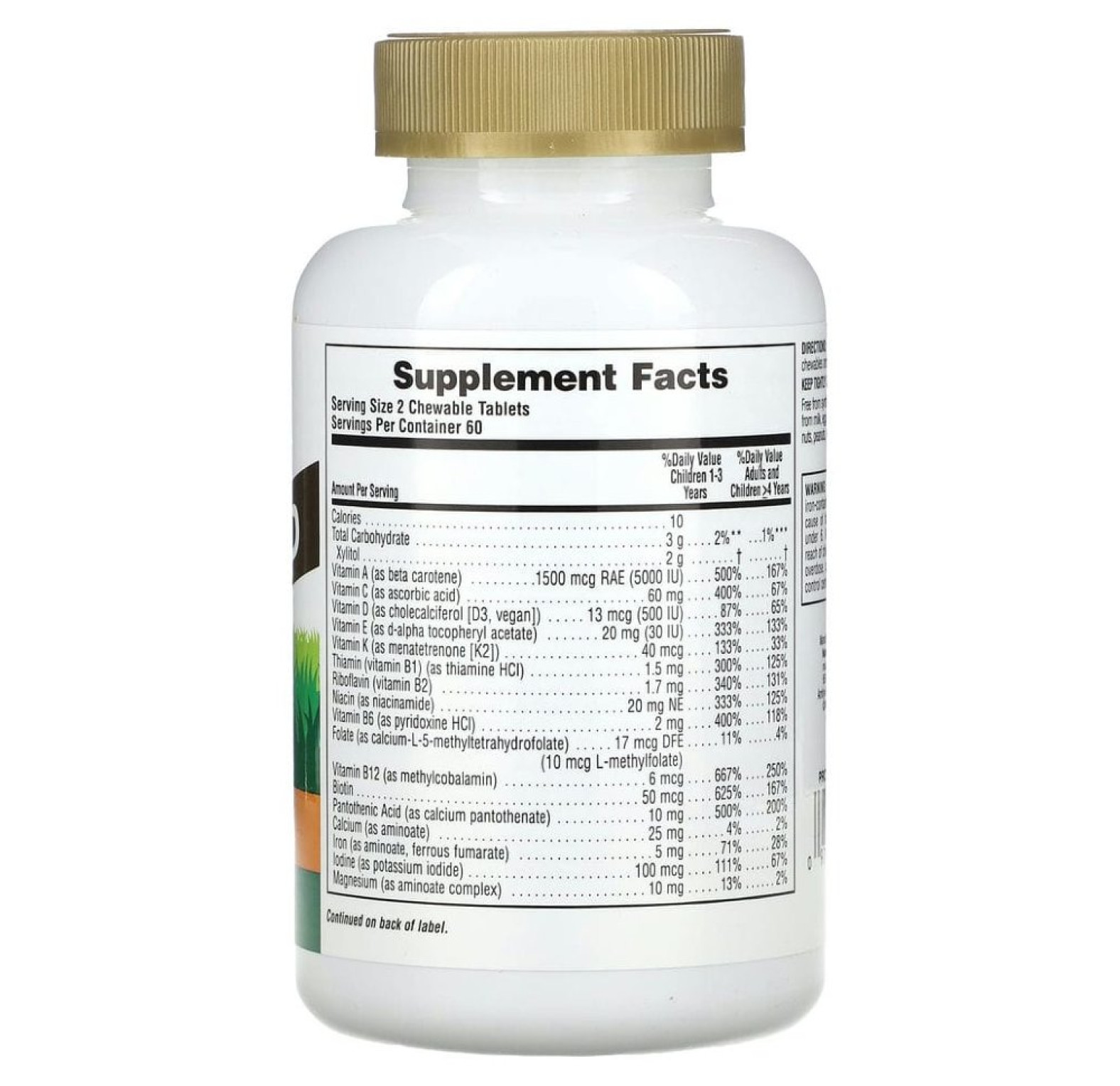 NaturesPlus, Animal Parade Gold, мультивитамины для детей, апельсин, без сахара, 120 таблеток в форме животных