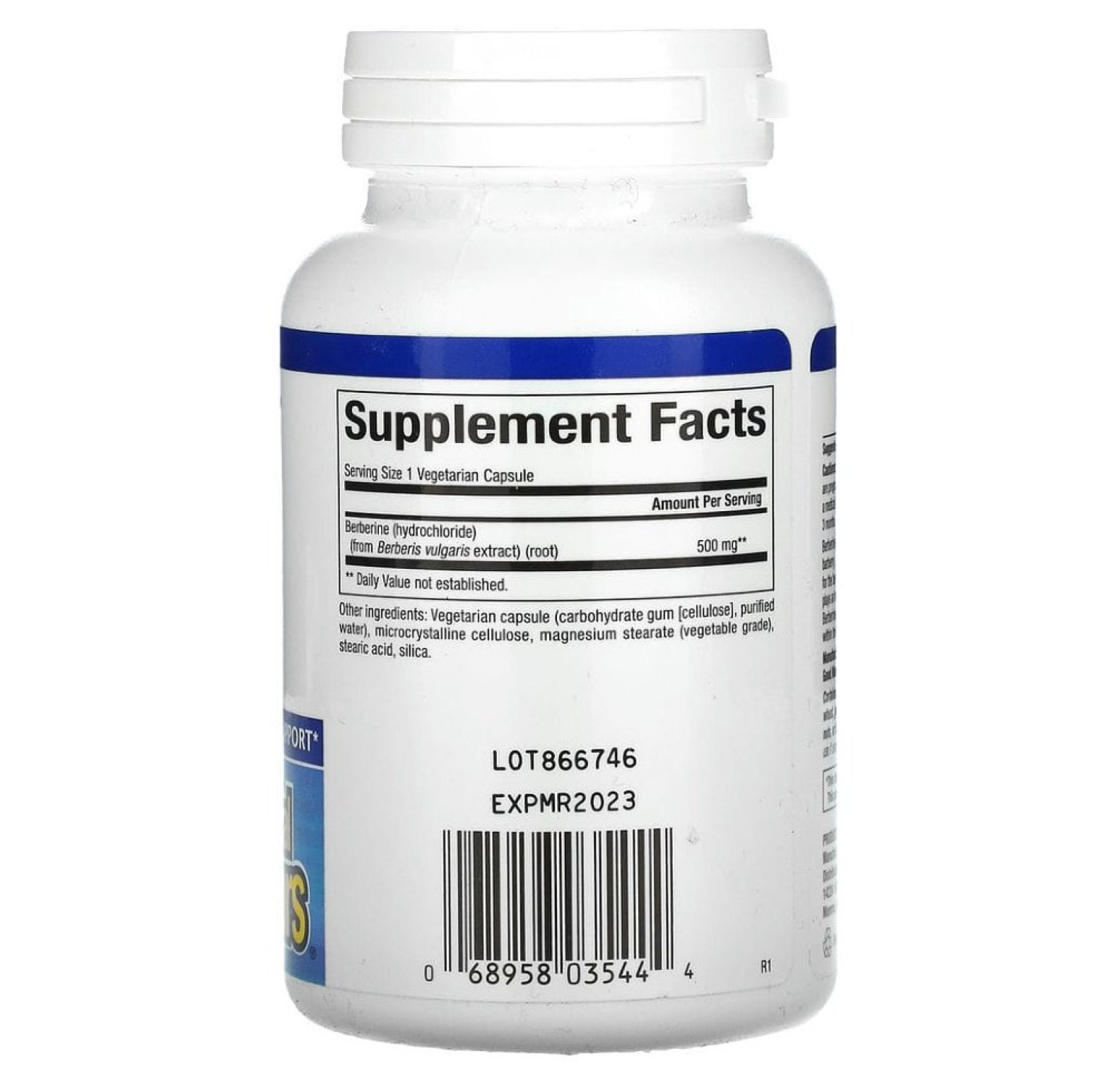 Natural Factors, WellBetX, берберин, 500 мг, 60 вегетарианских капсул