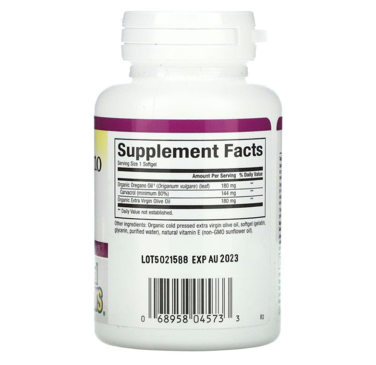 Natural Factors, Масло орегано, 180 мг, 30 мягких таблеток