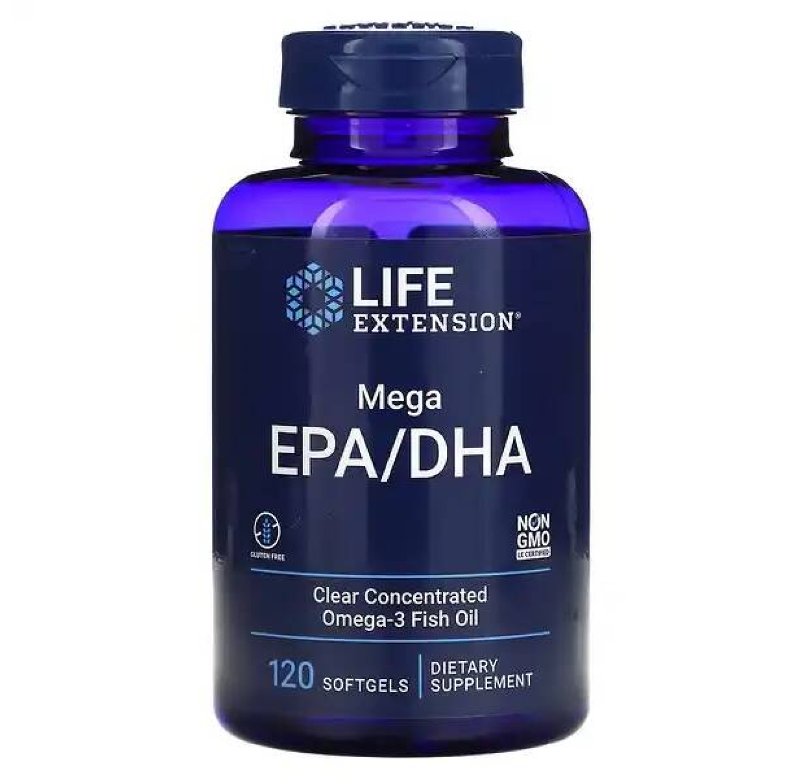 Life Extension, Mega EPA/DHA, 120 капсул