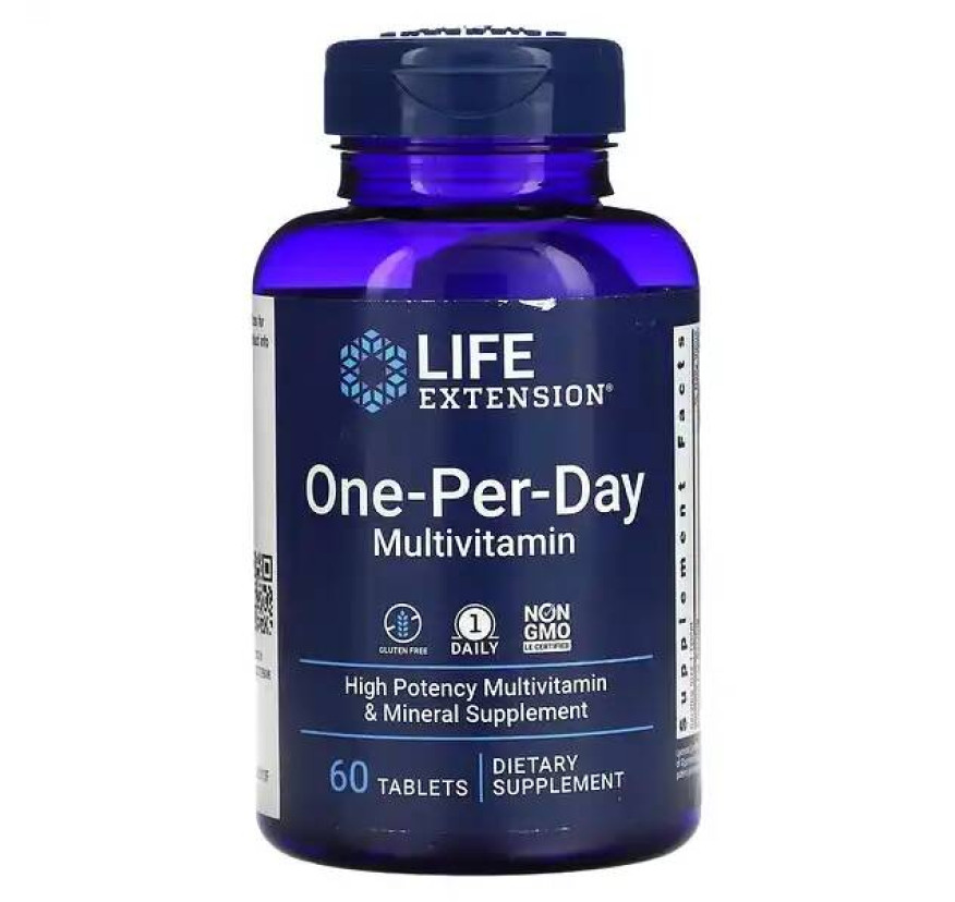 Life Extension, One-Per-Day, 60 таблеток