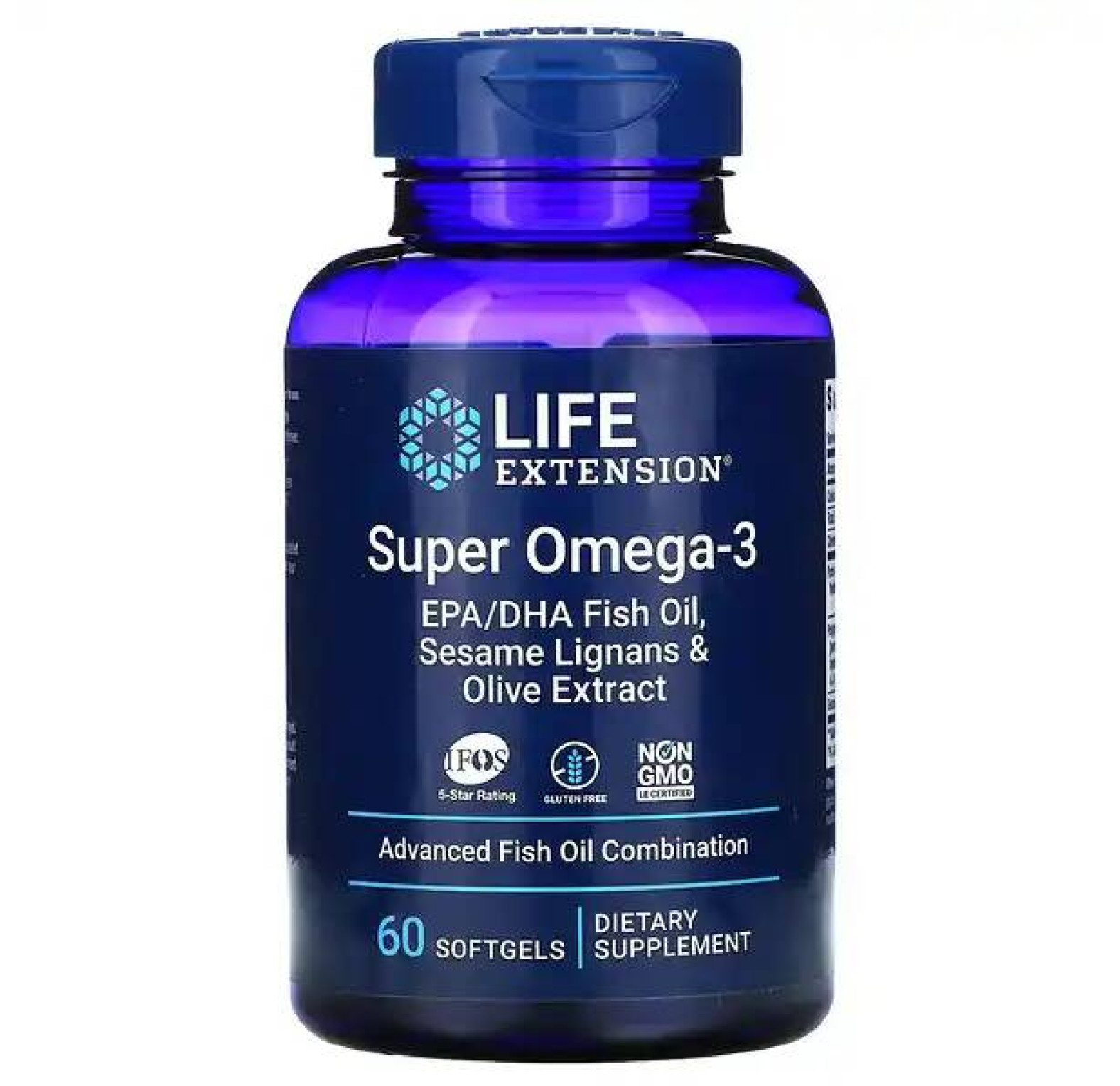 Life Extension, Super Omega-3, 60 мягких таблеток